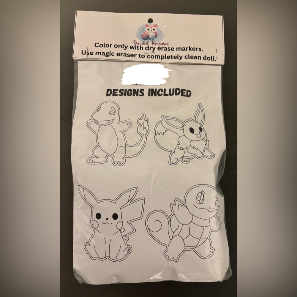 Dry erase color Pokemon new